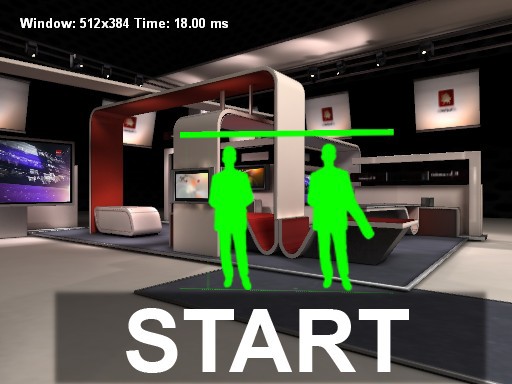 virtual studio TV