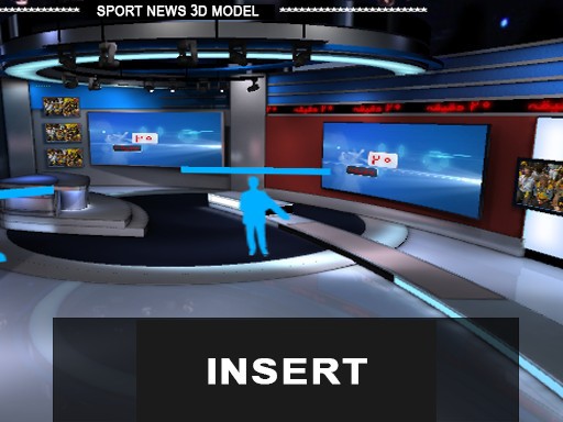 virtual set tv