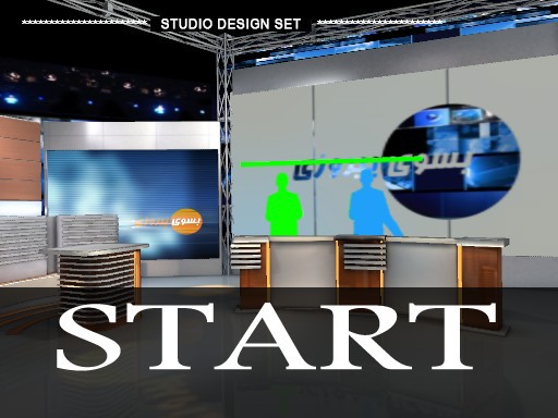 virtual set tv