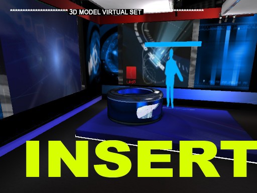 3D model Virtual Set